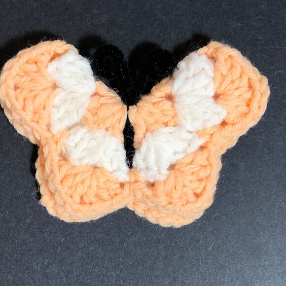 Crocheted Butterflies, Ornament Decor Multicolor, Set of Five, Ornament Mobile - Picture 6 of 12